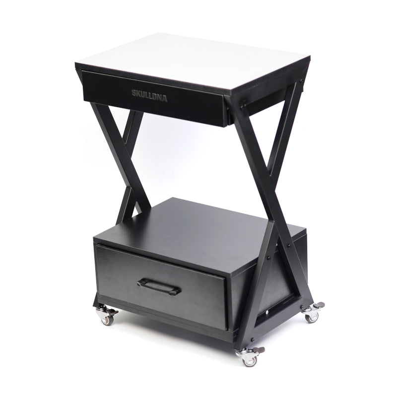 SkullDNA Wooden Two Drawer Workstation