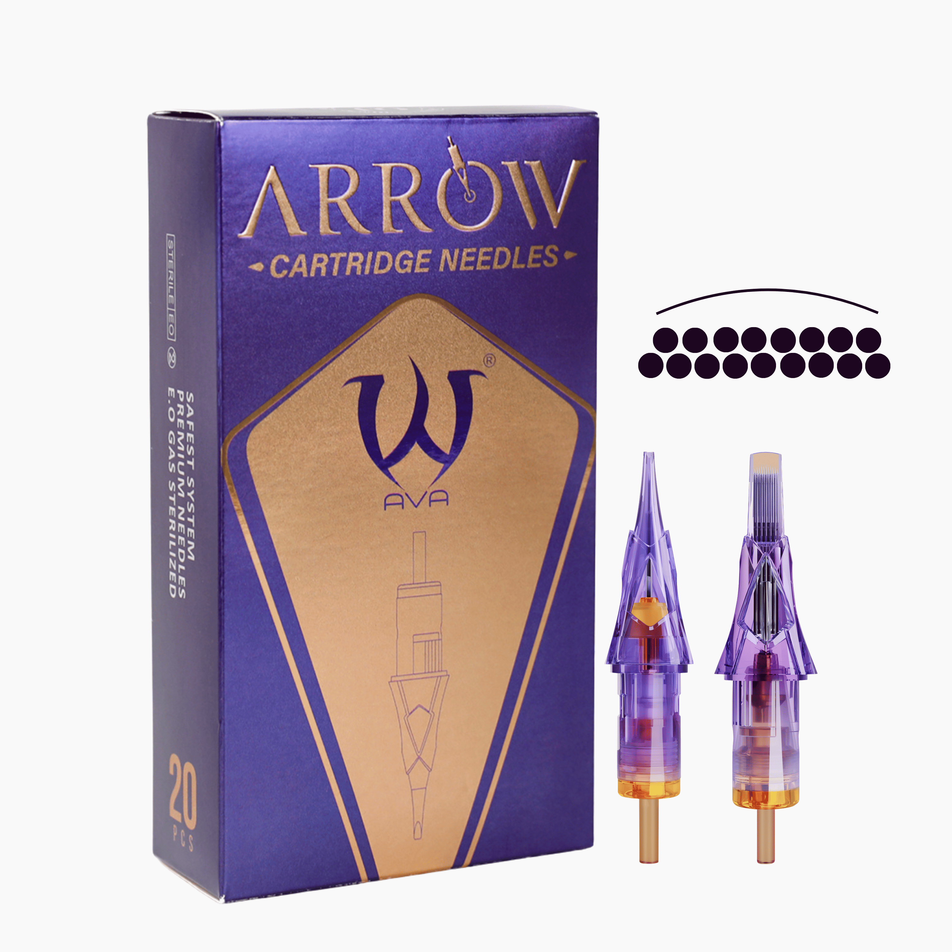 Ava Arrow 17 Curved Magnums Cartridges
