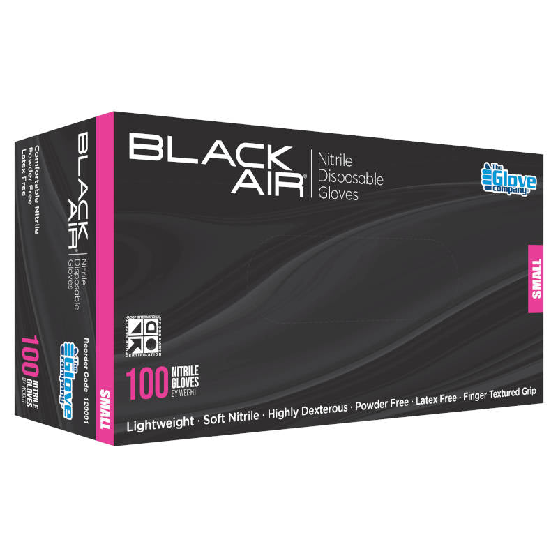 Black Air Nitrile Gloves