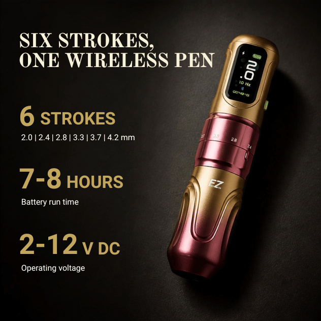 EZ P6 Rose Gold Pen Machine