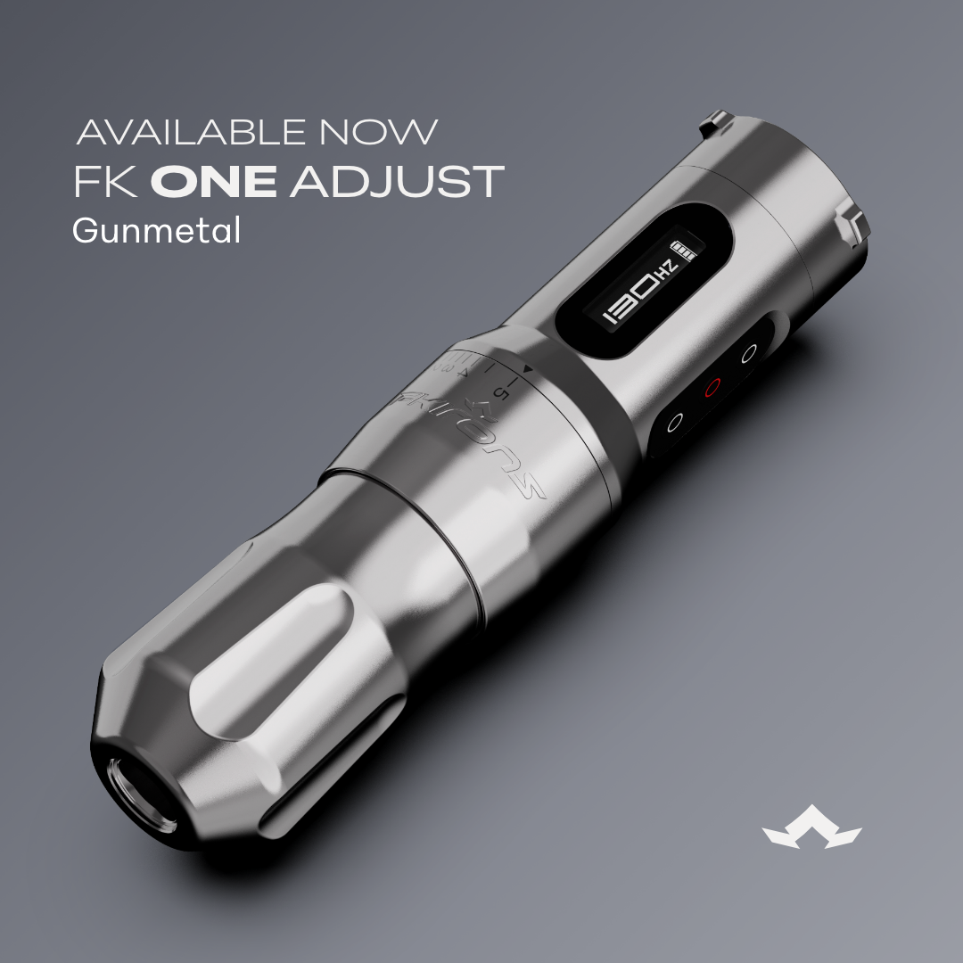 Fk Irons Gunmetal One Adjust Wireless Tattoo Machine