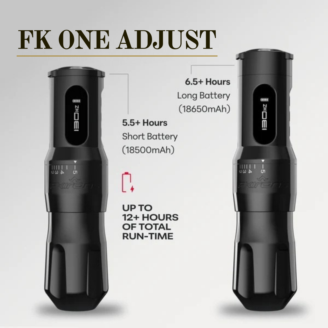 Fk Irons Pop Pink One Adjust Wireless Tattoo Machine