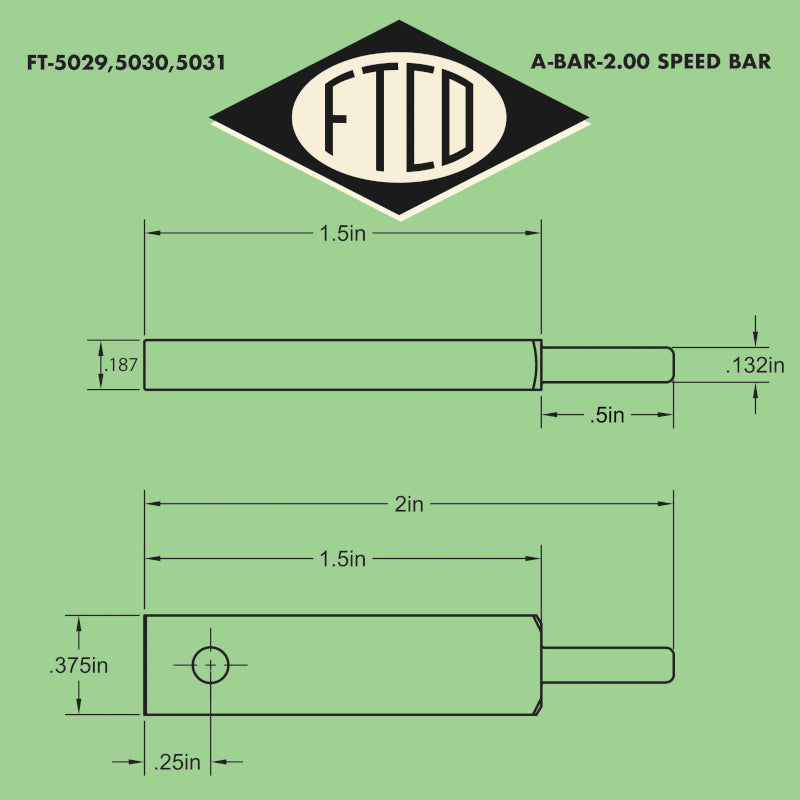 2 Inch Speed Bar