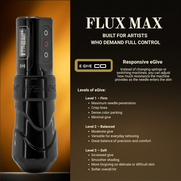 FK Irons Stealth Black Flux Max Wireless Pen Machine