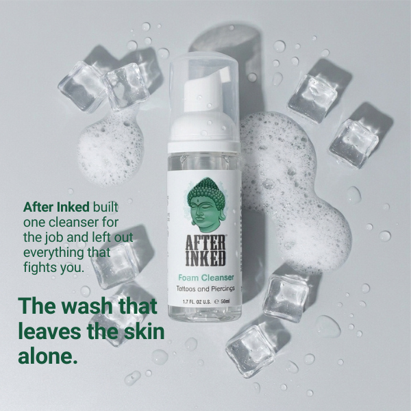 After Inked Tattoo Lotion and Foam Wash Aftercare Bundle
