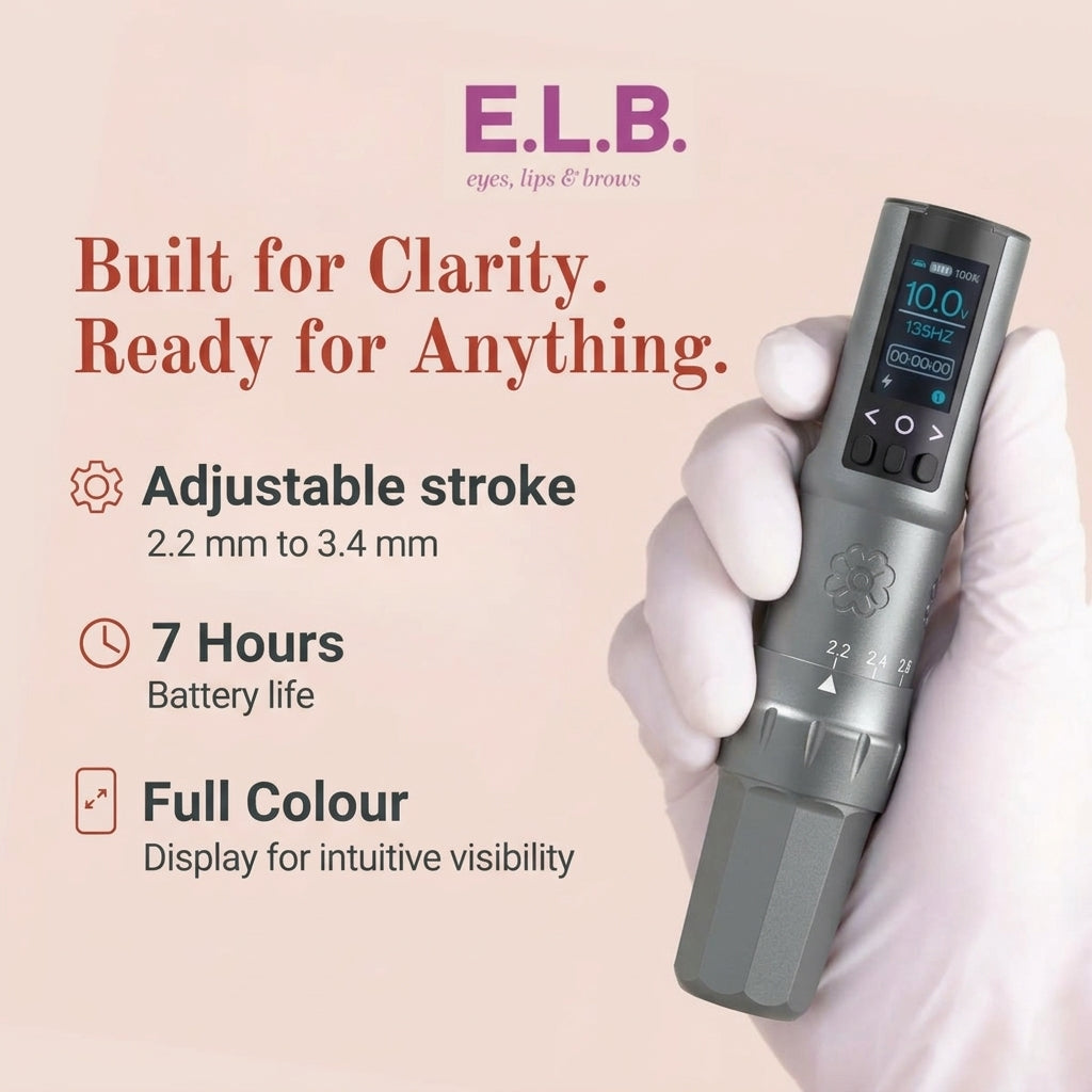 Microbeau Smoky Quartz E.L.B Adjustable Stroke Pen Machine