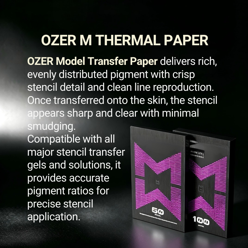 Ozer Quick Stencil Printer + Thermal Paper Bundle