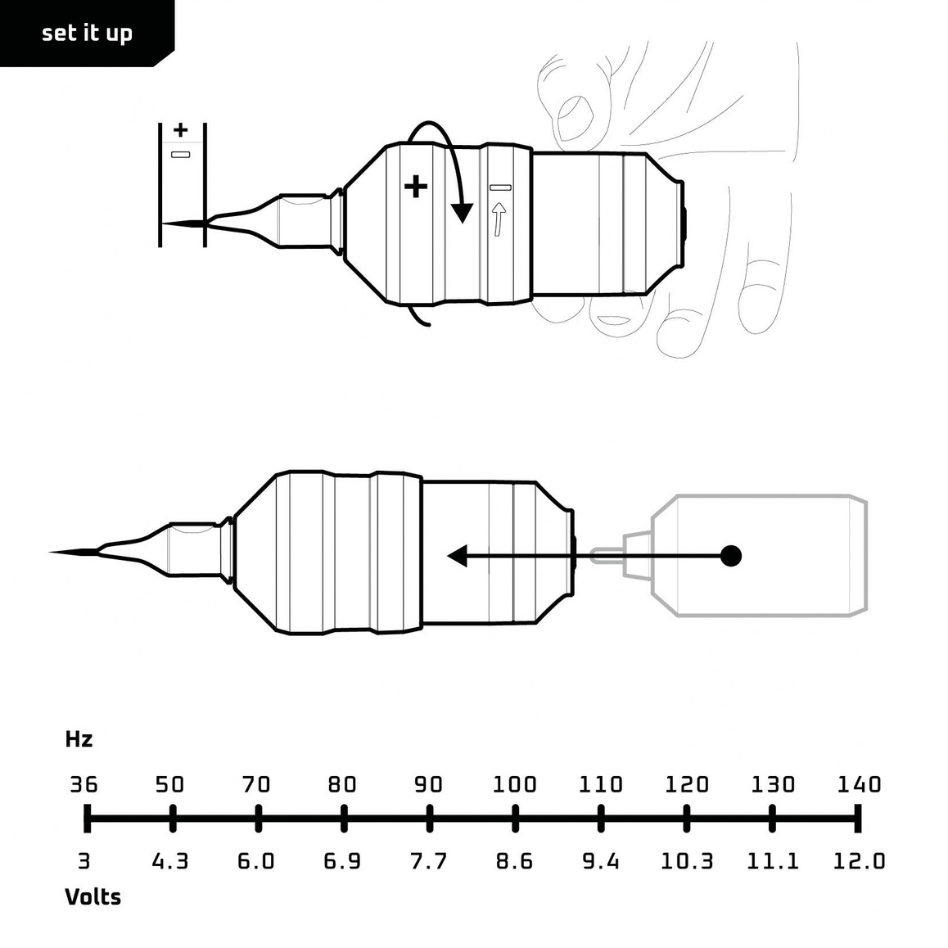 Acus C2 Wireless Tattoo Machine