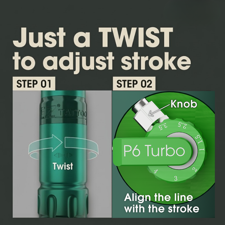 EZ Black P6 Turbo Pen Machine