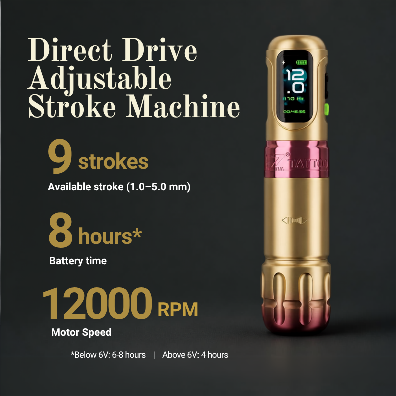 EZ Rose Gold P6 Turbo Pen Machine