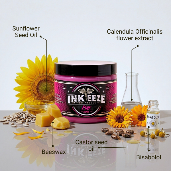Ink-Eeze Pink Bubblegum Tattoo Glide 6oz