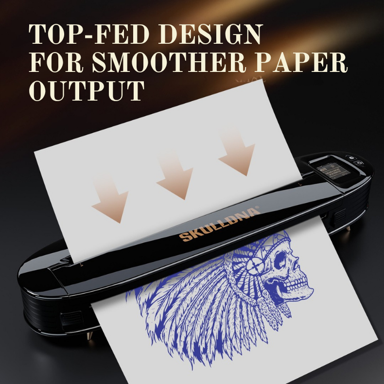 SkullDNA SP30 Thermal Printer and Premium Stencil Paper Bundle
