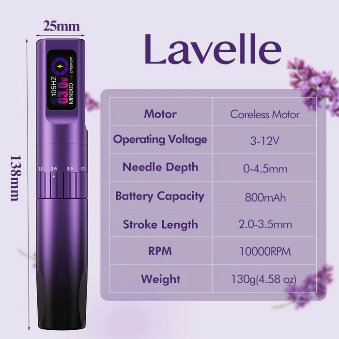 Inkin Purple Lavelle Adjustable Pen Machine