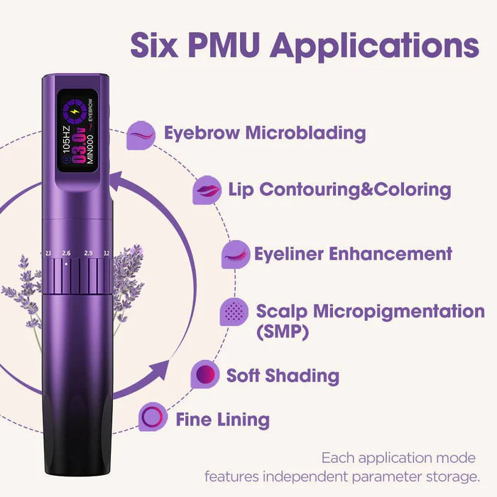 Inkin Purple Lavelle Adjustable Pen Machine