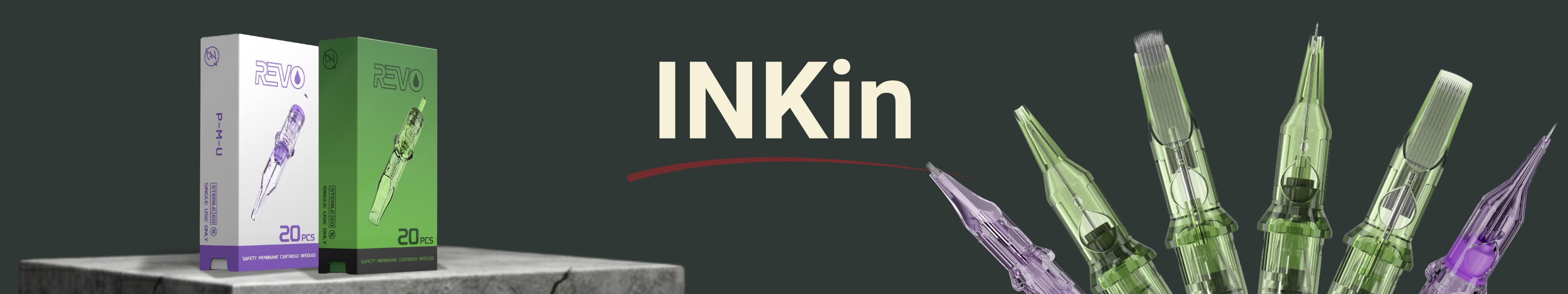 Inkin cartridge collection banner mobile