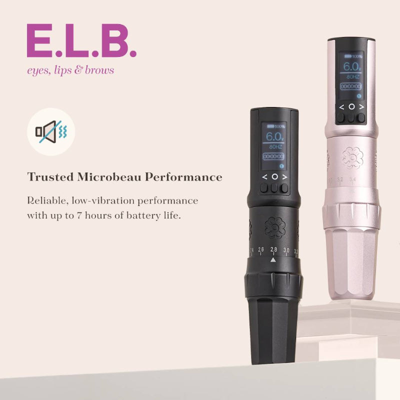 Microbeau Blush Pink E.L.B Adjustable Stroke Pen Machine