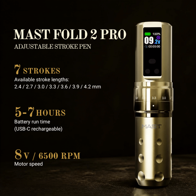 Mast Gold Fold 2 Pro Adjustable Stroke Pen