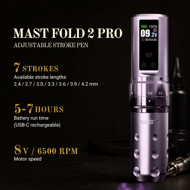 Mast Space Purple Fold 2 Pro Adjustable Stroke Pen