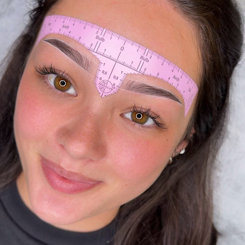 Pendulum Eyebrow Sticker Ruler