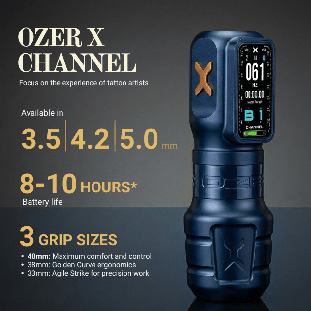 Ozer x Channel Blue Pen Machine