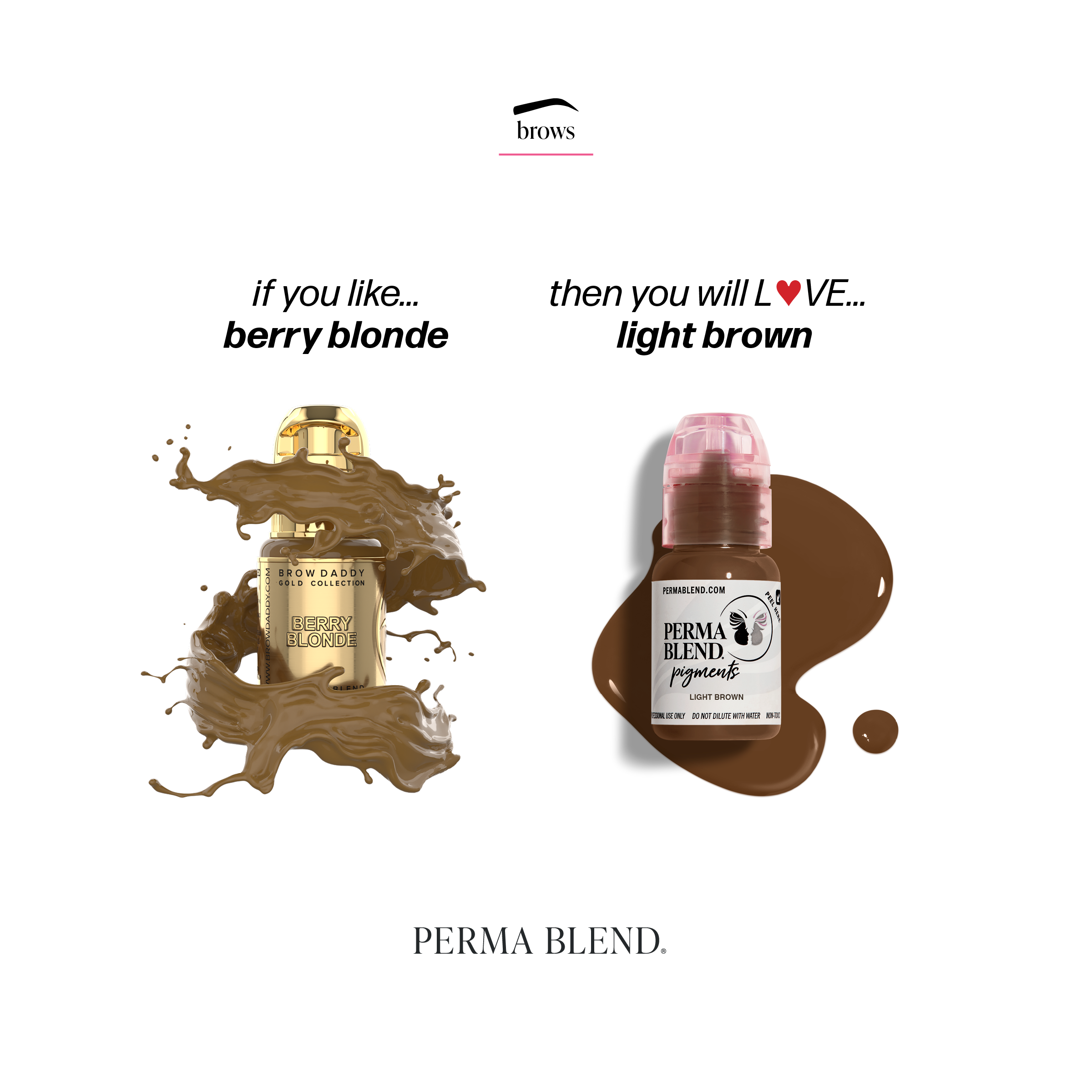 Perma Blend Light Brown Pigment