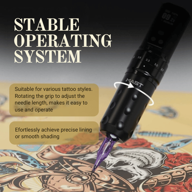 Mast Black Fold 2 Pro Adjustable Stroke Pen
