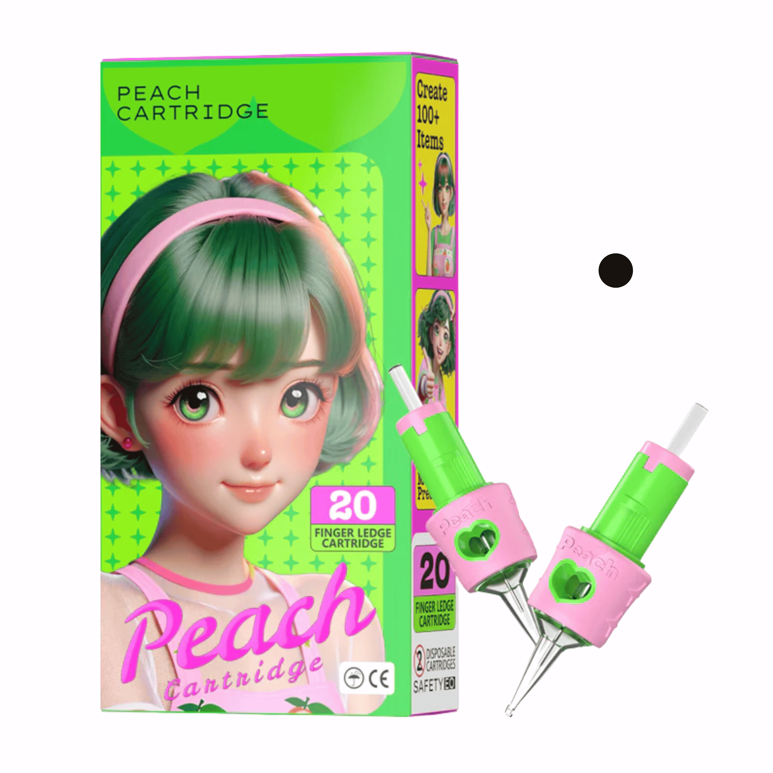 Peach 1 Round Liner Cartridges