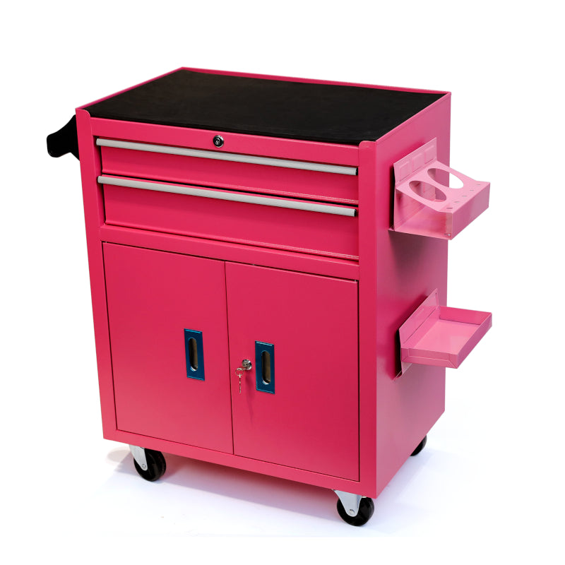 Deluxe Pink Cabinet Workstation