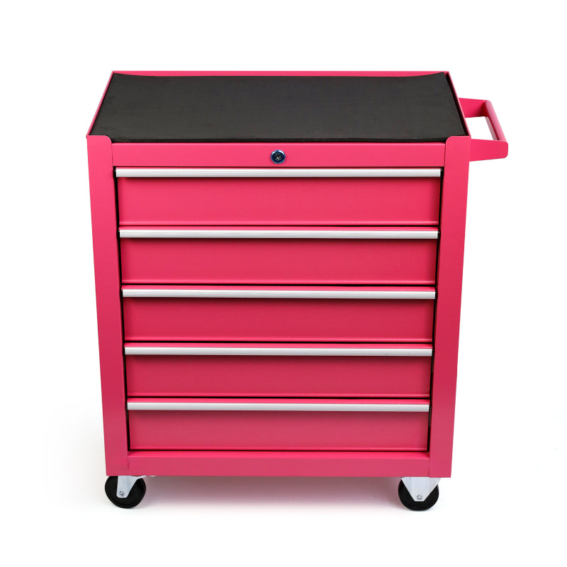 Five Drawer Pink Workstation