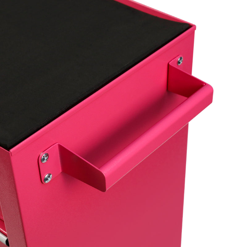 Five Drawer Pink Workstation