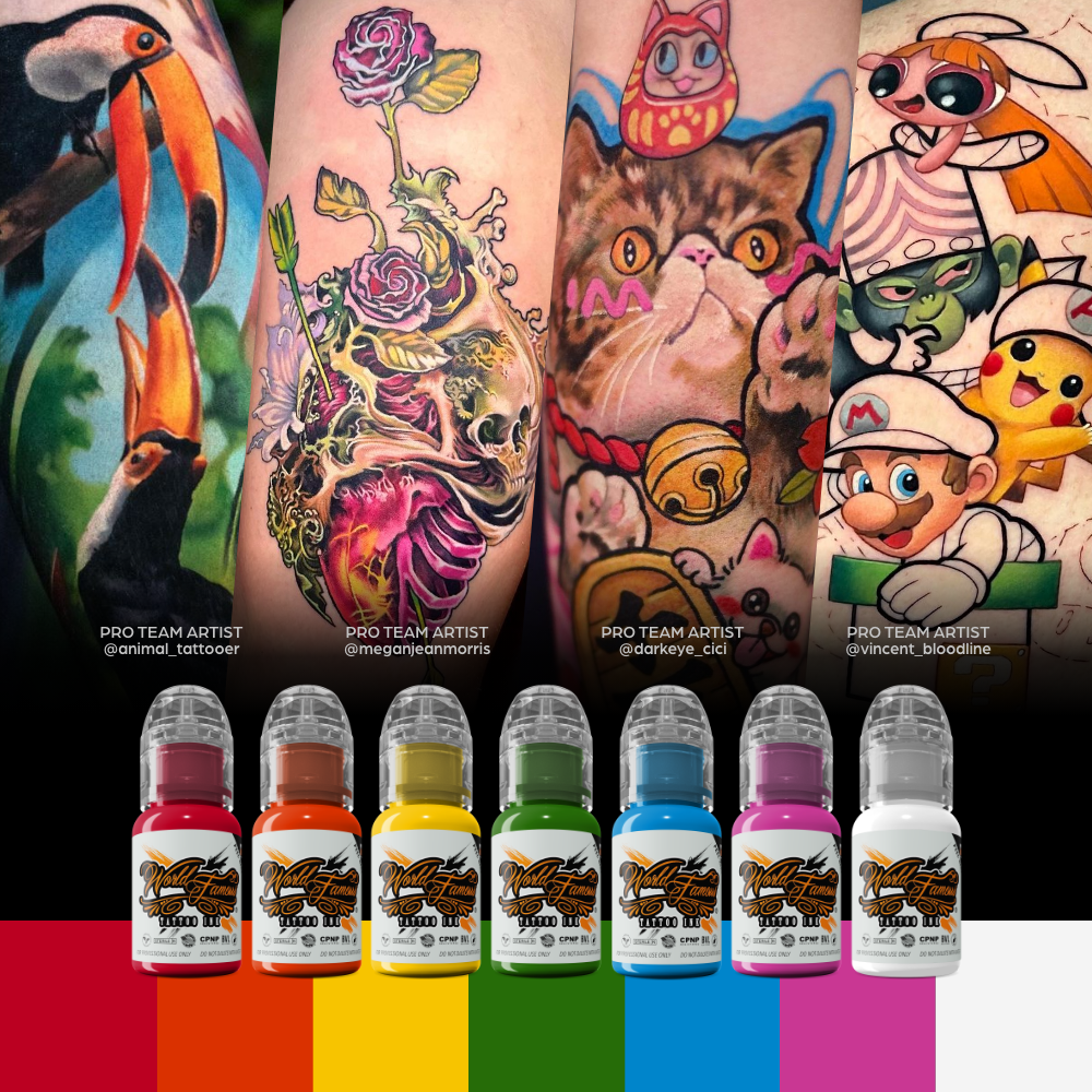 World Famous 7 Colour Simple Set 1/2oz