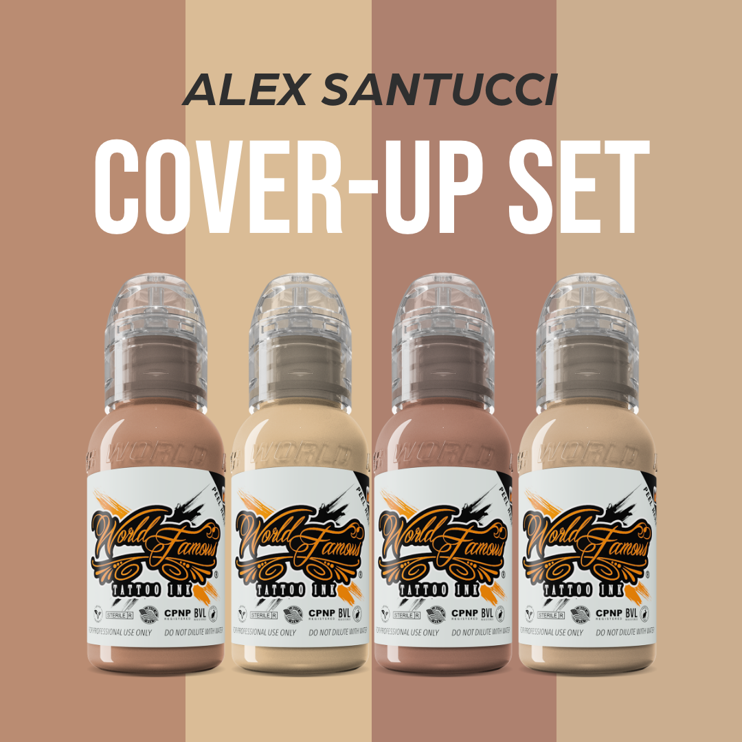 World Famous Alex Santucci Skin Tone Cover Up Set 1oz