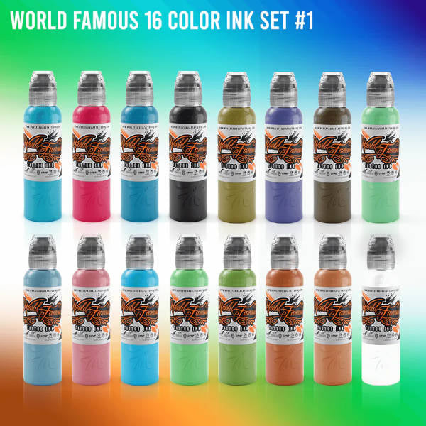 World Famous - 16 Colour Set #1 1oz