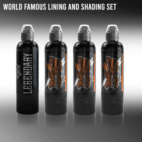 World Famous - 4 Bottle Lining and Shading Set