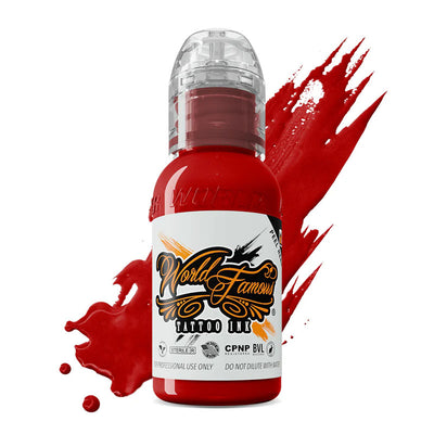 World Famous Straight Red Ink