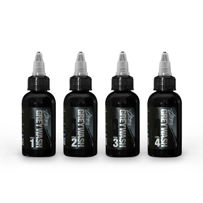 Allegory 4 Bottle Greywash Ink Set