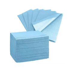 Blue Disposable Bibs (Table Protectors)