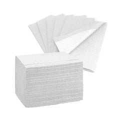 White Disposable Bibs (Table Protectors)