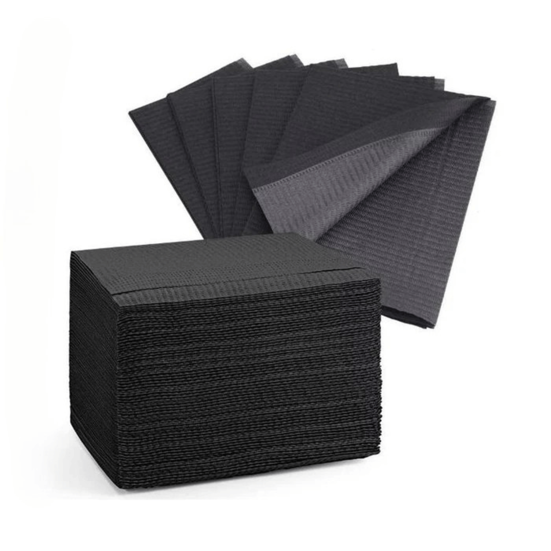 Black Disposable Bibs (Table Protectors)