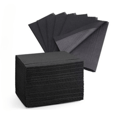 Black Disposable Bibs (Table Protectors)