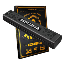 SkullDNA SP20 Thermal Printer and Premium Stencil Paper Bundle