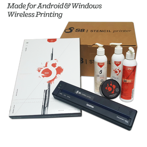 S8 Stencil Printer + Bluetooth ( Android & Windows Devices )
