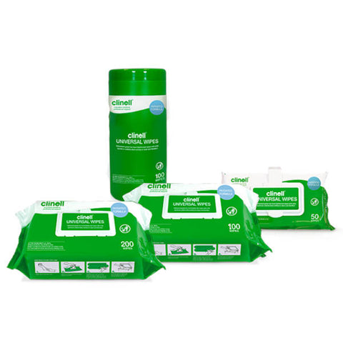 Clinell Universal Wipes (Hospital Grade)