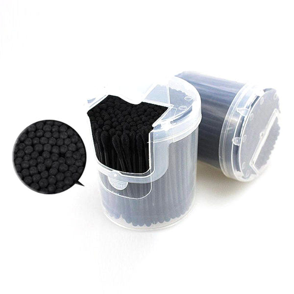 Cotton Applicator Tips - Black