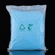 EZ Green Option Disposable Apron With Sleeves - Blue