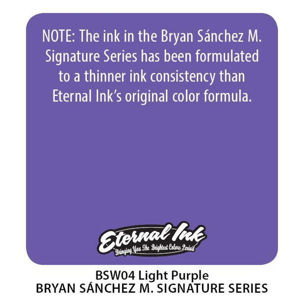 Eternal - Bryan Sanchez Light Purple Watercolour