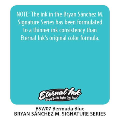 Eternal - Bryan Sanchez Bermuda Blue Watercolour