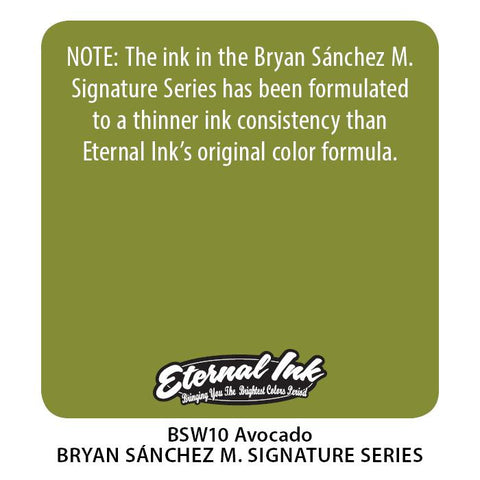 Eternal - Bryan Sanchez Avocado Watercolour