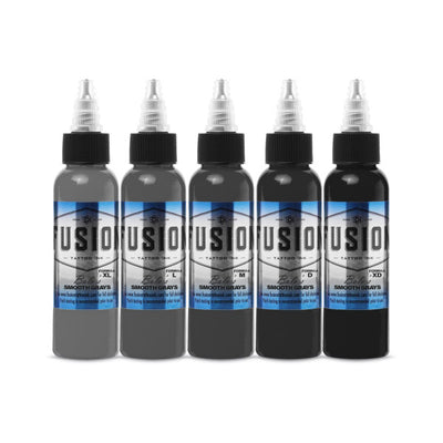 Fusion Bolo Smooth Gray 5 Bottle Signature Set  1oz