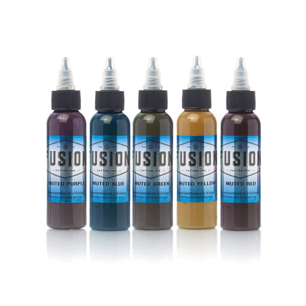 Fusion - Muted Colours Set 5 Bottle